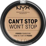 NYX Professional Makeup PRZECENA! Podkład w pudrze do twarzy - Пудровая тональная основа NYX Can’t Stop Won’t Stop Powder Foundation матирующая, 10,7 г — фото 1