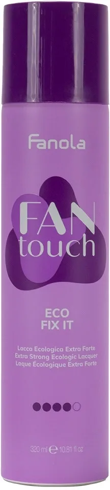 Лак для волос Fanola Fantouch Eco Fix It Extra Strong Lacquer очень сильной фиксации, экологичный, 320 мл