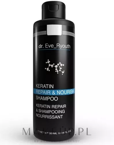 Набор Dr. Eve_Ryouth Keratin Repair & Nourish: 2 шампуня с кератином по 300 мл, для повреждённых волос