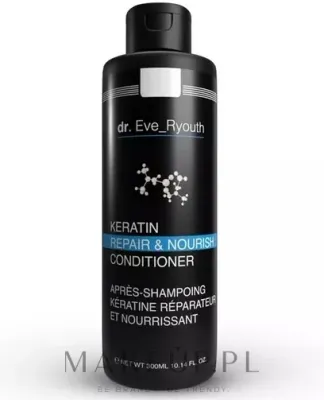 Набор Dr. Eve_Ryouth Keratin Repair & Nourish: 2 кондиционера с кератином по 300 мл, для гладкости волос