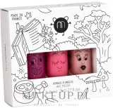 Набор детских лаков для ногтей Nailmatic Magic Forest 3 оттенка по 8 мл на водной основе — фото 1