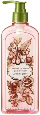 Nature Republic Perfume De Nature масло для душа Sunshine Berry 345 мл, ягодный аромат, Oil Wash