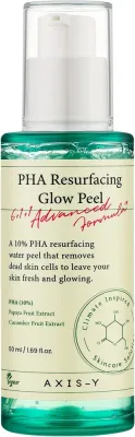 Axis-Y PHA Resurfacing Glow Peel обновляющий пилинг для лица с PHA и фруктовыми экстрактами 50 мл