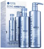 Набор для укрепления связей волос Paul Mitchell Bond Rx Bond Ambition Medium Bond Building Kit: шаг build 250 мл и шаг seal 500 мл — фото 1