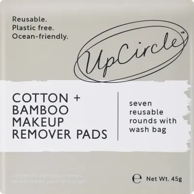 Многоразовые диски для снятия макияжа UpCircle Makeup Remover Pads, из хлопка и бамбука, 7 шт