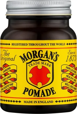 Помада для оттенения седых волос Morgan`s Original Hair Darkening Pomade, средней фиксации
