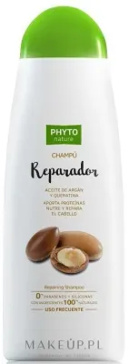 Шампунь Luxana Phyto Nature для ломких волос, с кератином, маслом арганы и гидролизатом мёда, 400 мл