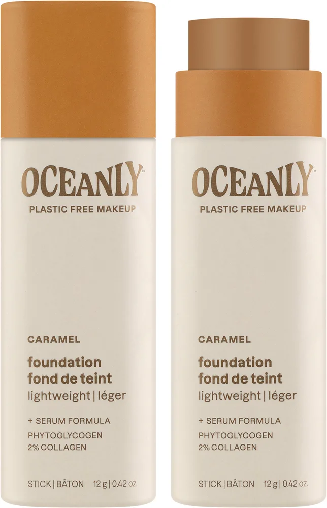 Тональный стик Attitude Oceanly Light Coverage Foundation Stick лёгкий натуральный, 12 г, оттенок Caramel