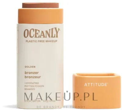 Бронзер для лица Attitude Oceanly Bronzer Stick в стике, шелковистое покрытие, 8,5 г