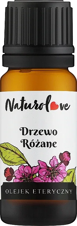 Эфирное масло розового дерева Naturolove для лица тела и ароматерапии