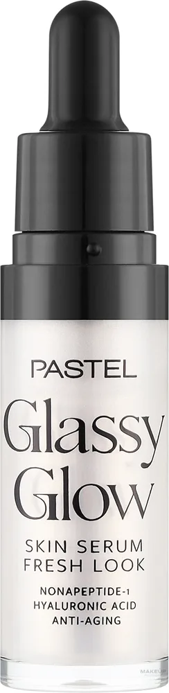 Pastel Profashion Glassy Glow сыворотка для лица сияющая с пептидом 14.4 мл, перламутровое сияние, гиалуроновая кислота, база под макияж, оттенок 01