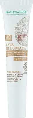 Крем для кожи вокруг глаз Naturaverde Eye Contour Cream Snail Serum с улиточным серумом, лёгкая текстура, 15 мл