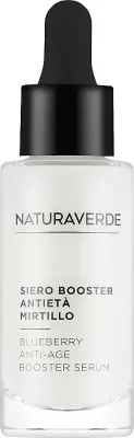 Naturaverde Blueberry Anti-Age Booster антивозрастная сыворотка-бустер с экстрактом черники, гиалуроновой кислотой и ацеролой для лица, 30 мл