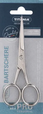Ножницы для бороды Titania Men Profesional Beard Scissors с острыми лезвиями, 1 шт