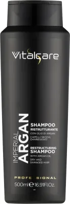 Шампунь для сухих и повреждённых волос Vitalcare Professional Imperial Argan Restructuring Shampoo с аргановым маслом, 500 мл