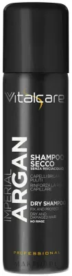 Сухой шампунь Vitalcare Professional Imperial Argan Restructuring Dry Shampoo с аргановым маслом, для сухих и повреждённых волос, 150 мл