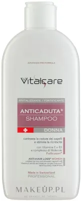 Шампунь Vitalcare Professional против выпадения волос для женщин, с женьшенем, арникой и протеинами молока, 250 мл