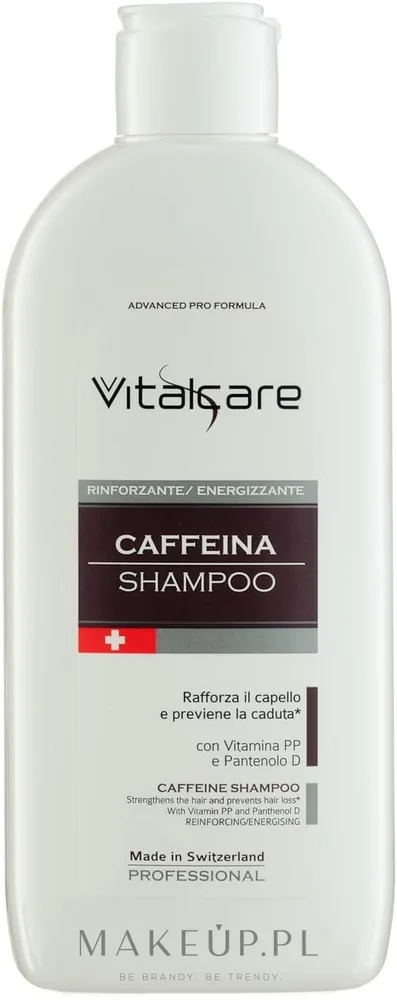 Шампунь для укрепления волос Vitalcare Professional Made In Swiss Caffeine Shampoo с кофеином, 250 мл