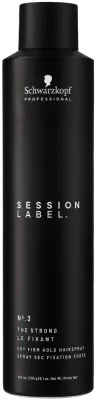 Лак для волос Schwarzkopf Professional Session Label The Strong Hairspray сильной фиксации, с термозащитой