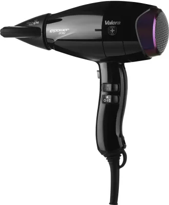 Фен Valera ePower 2010 eQ RC D черный 1600 Вт, мотор BLDC, диффузор