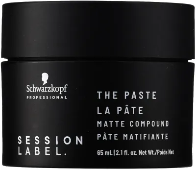 Паста для укладки волос Schwarzkopf Professional Session Label The Paste Matte Compound матирующая, средней фиксации, 65 мл