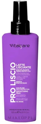 Молочко для волос Vitalcare Professional Pro Liscio Latte Lisciante Disciplinante разглаживающее, для непослушных волос, 125 мл