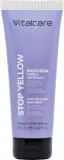 Vitalcare Professional Stop Yellow маска для волос против жёлтого оттенка 190 мл, маска для осветлённых и седых волос, нейтрализация желтизны — фото 1