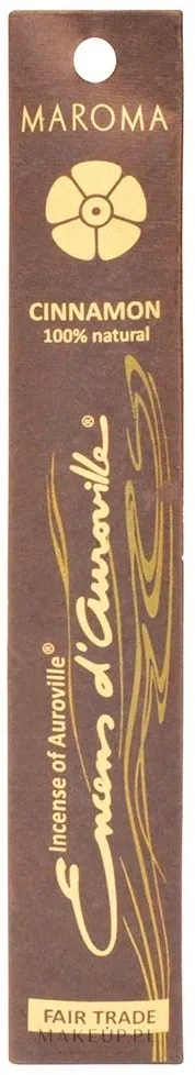 Благовония в палочках Maroma Encens d'Auroville Stick Incense Cinnamon Корица, 10 шт