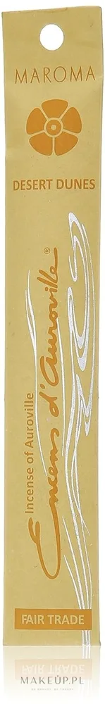 Ароматические палочки Maroma Encens d'Auroville Stick Incense Desert Dunes «Дюны», 10 шт