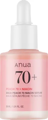 Сыворотка для лица Anua Peach 70% Niacin Serum с ниацинамидом и экстрактом персика, 30 мл