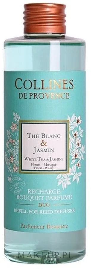 Сменный блок для аромадиффузора Collines de Provence White Tea & Jasmine 200 мл