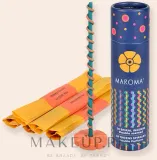 Набор благовоний Maroma Encens d'Auroville Double Scented Spiral Incense Sticks Yellow, спиральные палочки, с подставкой, 10 шт — фото 3