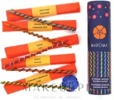 Набор благовоний Maroma Encens d'Auroville Double Scented Spiral Incense Sticks Orange, спиральные палочки, с подставкой, 10 шт — фото 1