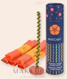 Набор благовоний Maroma Encens d'Auroville Double Scented Spiral Incense Sticks Orange, спиральные палочки, с подставкой, 10 шт — фото 2