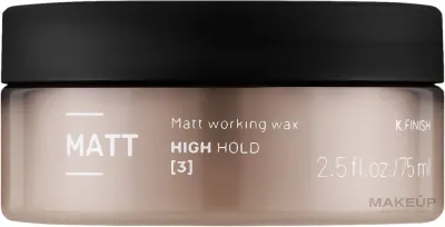 Воск для волос Lakme K.Finish Matt Working Wax матовый, средней фиксации, 75 мл