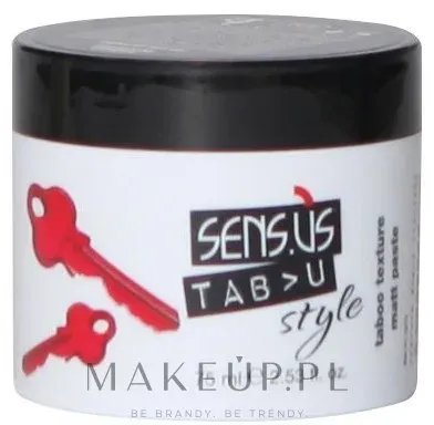 Паста для волос Sensus Tabu Style матирующая, для текстуры, 75 мл