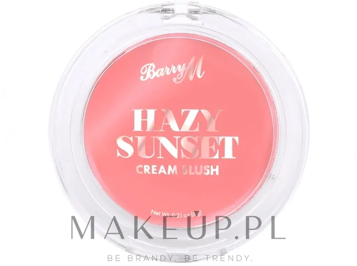Кремовые румяна Barry M Hazy Sunset Cream Blush для щёк, 6 г, оттенок Horizon Glow