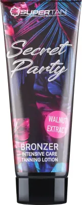 Лосьон для лица и тела Supertan Secret Party Bronzer для загара с маслом ши 200 мл