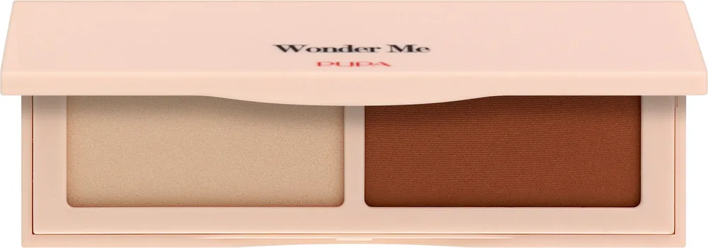 Палетка для контуринга лица Pupa Wonder Me Natural Sculpt Contouring Face Powder Duo, оттенок 001 - Light