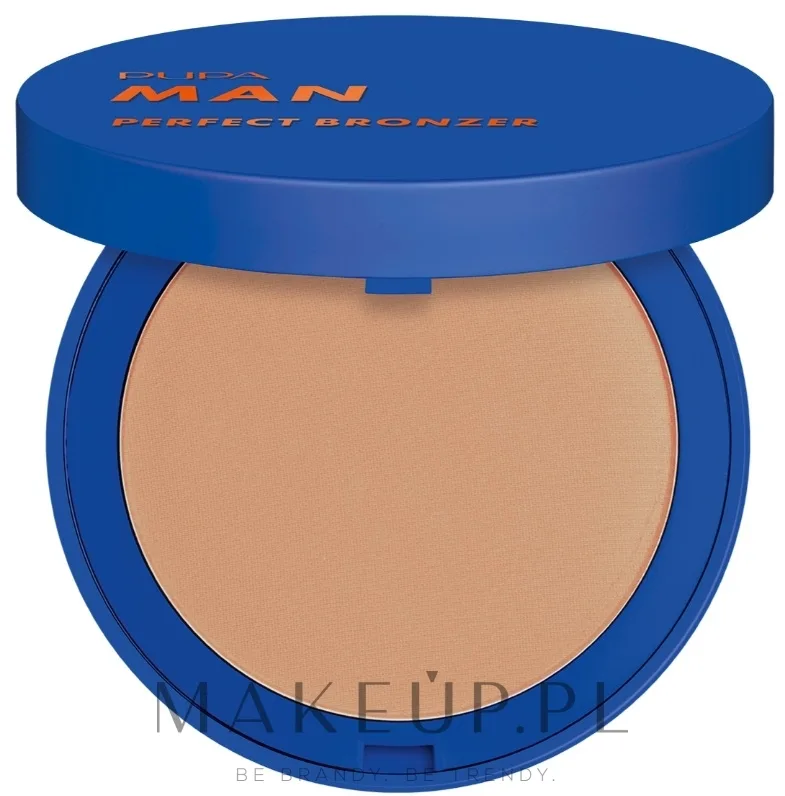 Пудра бронзирующая Pupa Man Perfect Bronzer матирующая, для мужчин, 6,5 г, оттенок 001 - Light Medium