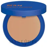 Пудра бронзирующая Pupa Man Perfect Bronzer матирующая, для мужчин, 6,5 г, оттенок 001 - Light Medium — фото 1