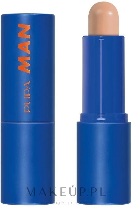 Мужской корректор для лица Pupa Man Quick Eraser под глаза, оттенок 002 - Medium Dark
