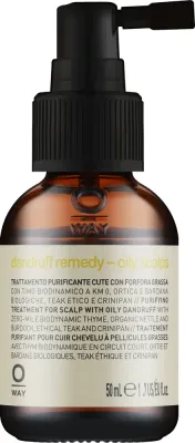 Средство против перхоти для жирных волос Oway Dandruff Remedy Oily Scalps, с розмарином и бергамотом, 50 мл
