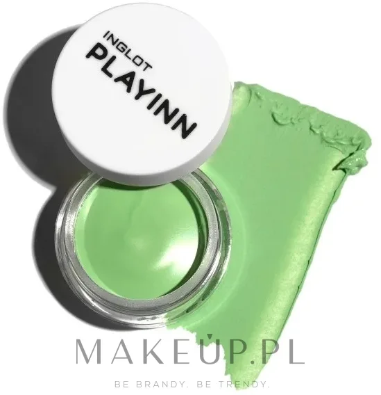 Подводка для глаз Inglot Playinn Waterproof Gel Eyeliner гелевая, водостойкая, 2 г, оттенок 49 - Electric Green