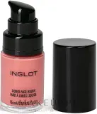 Румяна для лица Inglot Liquid Face Blush жидкие, с естественным финишем, 15 мл — фото 3