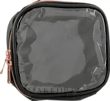 Косметичка Inglot Travel Makeup Bag Small черная с прозрачной вставкой 17х19х8,5 см — фото 1