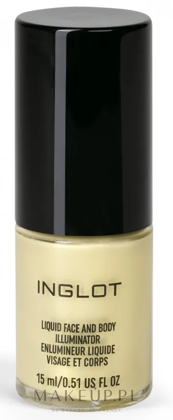 Хайлайтер для лица и тела Inglot Liquid Face and Body Illuminator жидкий, сияющий, 15 мл
