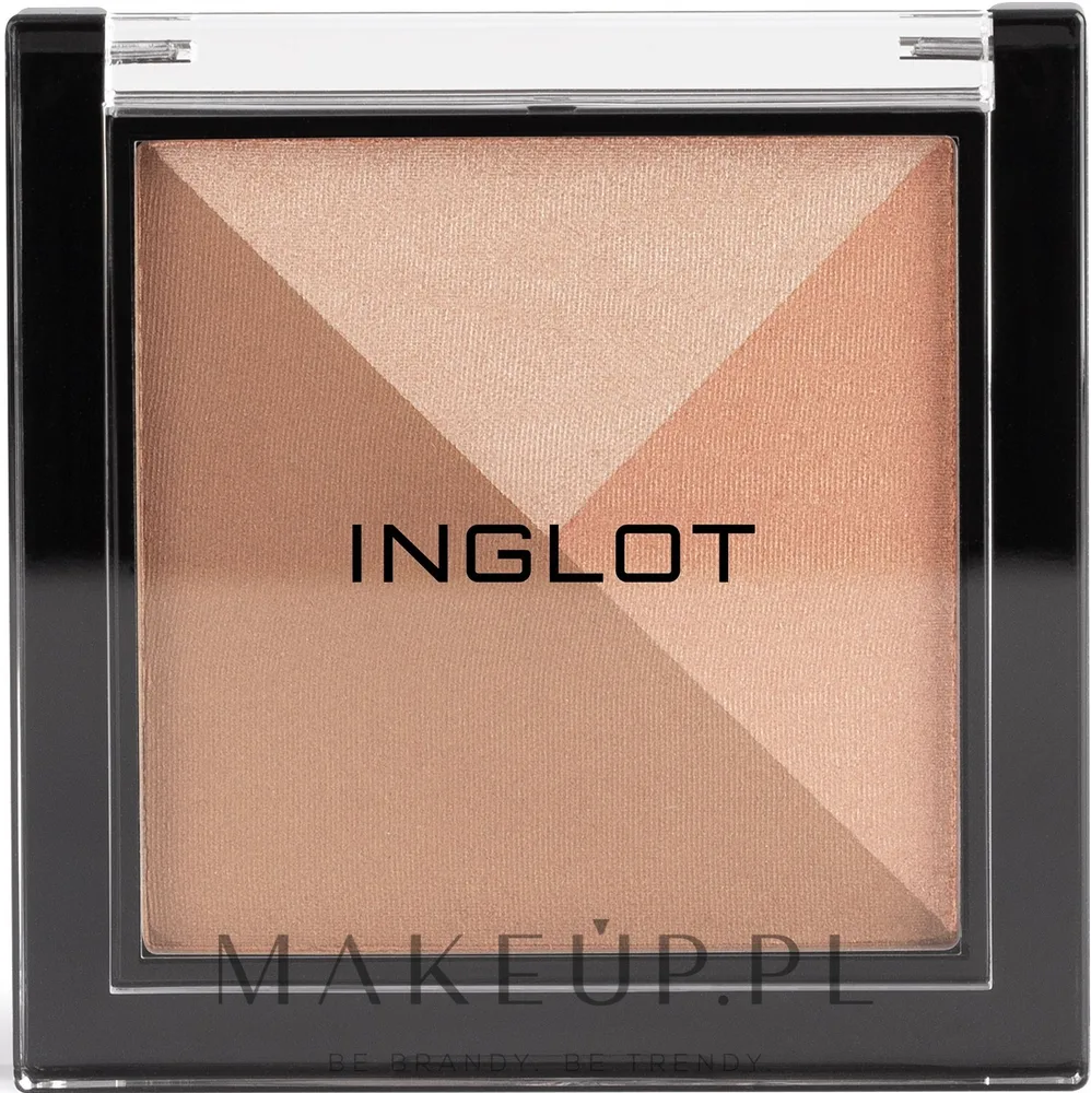 Палетка бронзирующая пудра и хайлайтер Inglot Multicolour System Highlighting Bronzing Powder, 8,8 г, оттенок 11