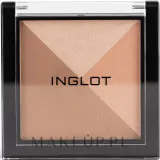 Палетка бронзирующая пудра и хайлайтер Inglot Multicolour System Highlighting Bronzing Powder, 8,8 г, оттенок 11 — фото 1