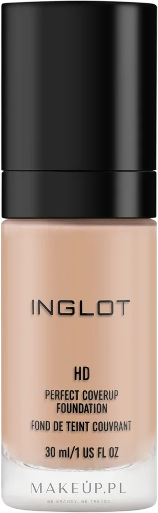Тональная основа Inglot HD Perfect Coverup Foundation стойкая кроющая, 30 мл, оттенок 85